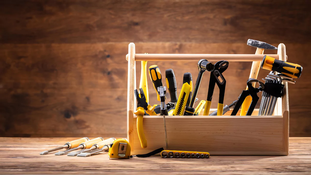 Essential tools in a toolbox