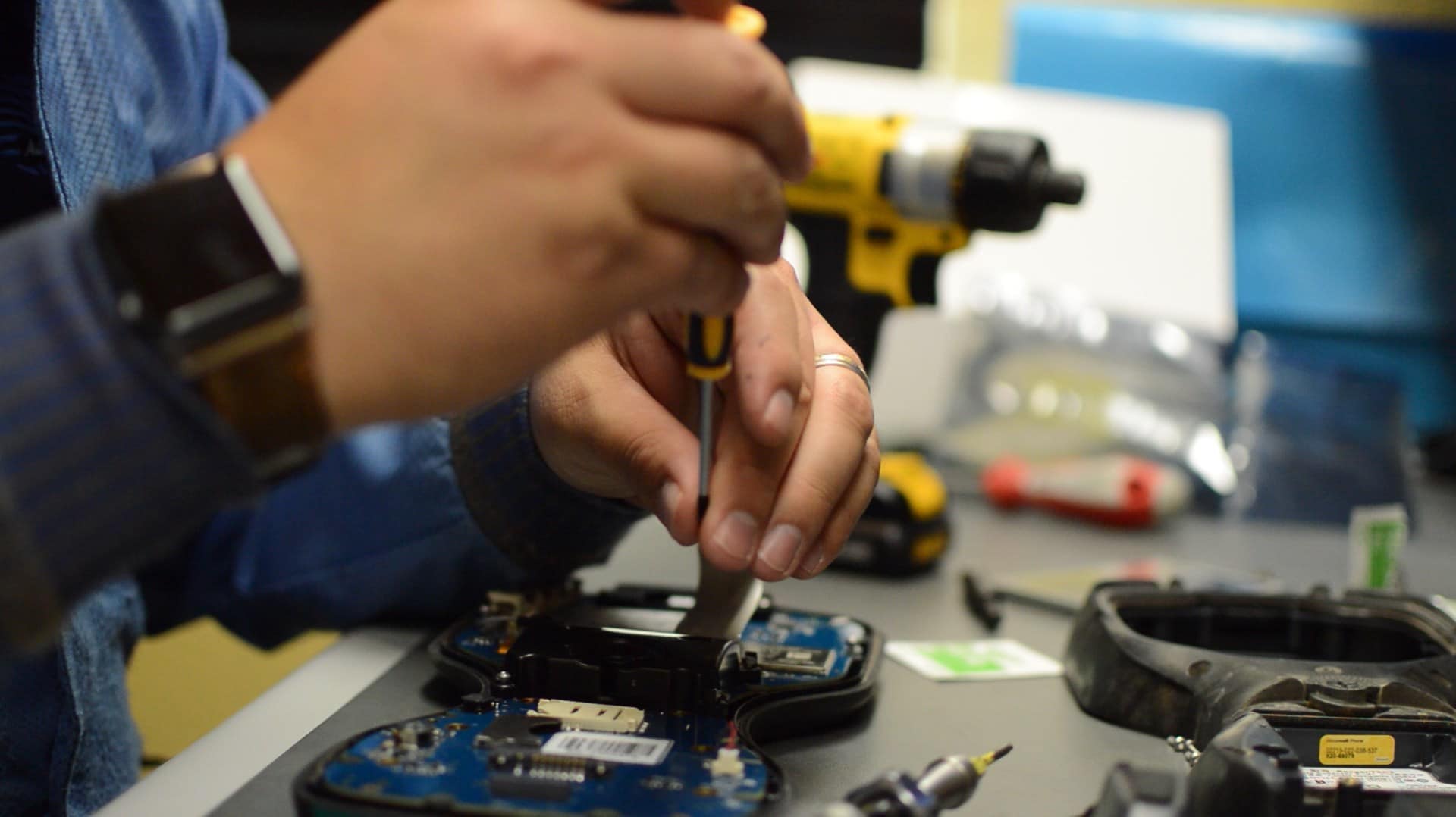Industrial drill gearbox repair