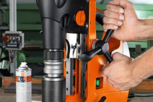 The revolution of automatic magnetic drills; How to do the work of 3 people with one operator